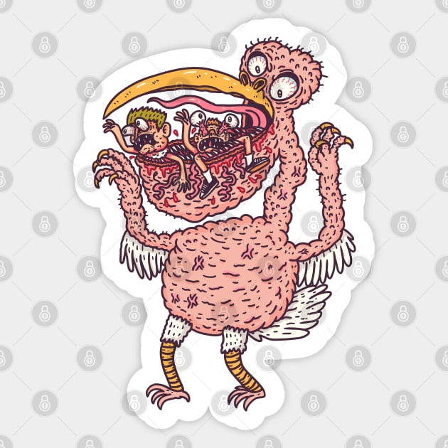 Monsterbird Sticker by hex